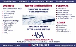 Accounting Solutions Australia - Advert